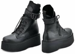 Tinti Дамски боти от Естествената Кожа, Sibil black (Sibil black)