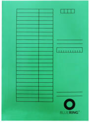 BLUERING Iratgyűjtő, táblázatos pólyás dosszié A4, 230g. karton Bluering® zöld (50301) - bestoffice
