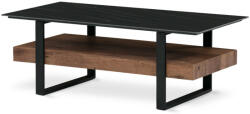 Artium Fekete Márványhatású Luxus Dohányzóasztal. Méret: 120x60 cm. Terhelhetőség: 25 kg. AHG-286 (AHG-286_BK) - mobiliamo