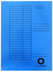 BLUERING Iratgyűjtő, táblázatos pólyás dosszié A4, 230g. karton Bluering® kék (50298) - bestoffice