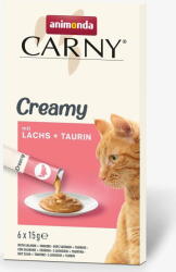 Animonda Carny Creamy - Lazac és taurin 6x15g - 90 g
