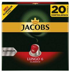 Jacobs Lungo 6 Classico őrölt-pörkölt kávé kapszulában 20 db 104 g