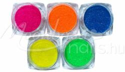 MoonbasaNails Csillámpor szett 5db Neon