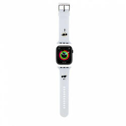 Karl Lagerfeld óraszíj fehér KLAWLSLKCNH Apple Watch 42mm / 44mm / 45mm / 49mm - redmobilshop