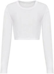 Just Ts Hasig érő hosszu ujjú Női póló, Just Ts JT016, Solid White-XL