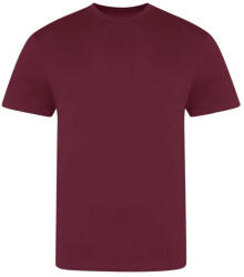 Just Ts Kereknyakú rövid ujjú póló, Just Ts JT100, Burgundy-2XL