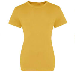 Just Ts Kereknyakú rövid ujjú Női póló, Just Ts JT100F, Mustard-XS