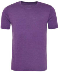 Just Ts Mosott hatásu Női rövid ujj póló, Just Ts JT099, Washed Purple-3XL