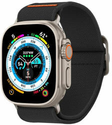 Spigen Lite Fit Ultra Apple Watch 49/45/44/42mm szövet szíj, fekete (72682)