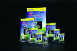 Kejea Display plastic cu magneti, pentru pliante, forma T, A4-portrait (210 x 297mm), KEJEA - transparent (KJ-K-358) - officeclass
