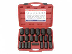 Genius Tools seturi de chei pneumatice, inch, lungi, 3/4", 21 de bucăți (DI-621S) (MK-DI-621S) Set capete bit, chei tubulare