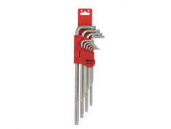 Genius Tools Set de chei T-torx (pentru găuri), în formă de L, 10 bucăți (SK-010TS) (MK-SK-010TS) Cheie imbus