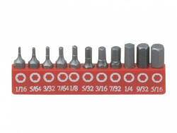 Genius Tools set de biți, imbus, inch, 11 bucăți (SB-311SH) (MK-SB-311SH) Set capete bit, chei tubulare