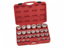 Genius Tools set cap de cioară, inch, 3/4", 27 bucăți (GS-627S) (MK-GS-627S)