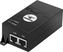 COMMANDO LightningPOWER 10/100/1000Mbps IEEE 802.3at, Max 30W, Active PoE Injector (CMD-POE-30W-AT)