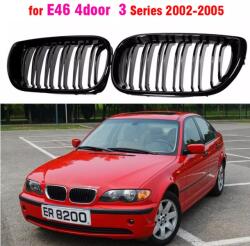 BMW E46 fényes fekete hűtőrács/vese 2002-2005