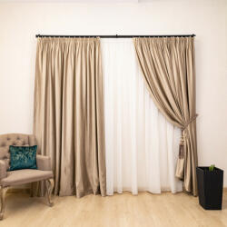 Hiko Draperie Hiko COMFY DIMOUT catifea bej, cu rejansa, 1 bucata (10007320)