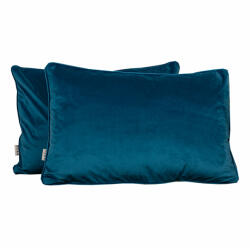 Hiko Set 2 perne decorative 2x40x60cm cu fata detasabila, Hiko COMFY catifea turcoaz (4072)
