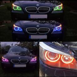 BMW E60 E61 OPÁL színváltós RGB led Angel Eyes