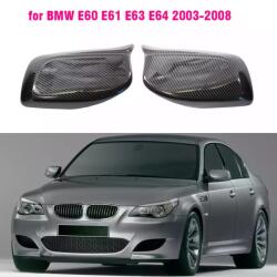 BMW E60 E61 E63 E64 M5 visszapillantó tükör burkolat carbon / fényes fekete Carbon