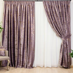 Hiko Draperie Hiko COMFY IMPERIAL catifea imprimata, roz murdar, cu rejansa, 1 bucată (10007350)