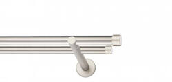  Galerie Basic de perete, dubla argintiu mat 19mm (10006500) Suport draperie