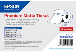 Epson prémium matt "ticket", 102 mm * 50 méter (rendelési egység 12 tekercs/doboz) (C33S045390) - etikett-cimke-shop