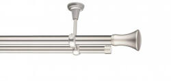  Galerie Monaco de tavan, dubla argintiu mat 19mm (10006566) Suport draperie