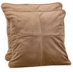 Hiko Set doua perne decorative cu fata detasabila, Hiko COMFY catifea bej (10005563)