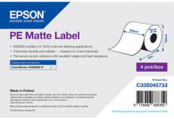 Epson matt, műanyag (PE), folyamatos címke, 203 mm * 55 méter (rendelési egység 4 tekercs/doboz) (C33S045733) - etikett-cimke-shop
