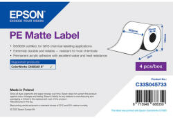 Epson matt, műanyag (PE), folyamatos címke, 203 mm * 55 méter (rendelési egység 4 tekercs/doboz) (C33S045733)
