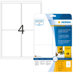 Herma 99, 1*139 mm-es Herma A4 íves etikett címke, priehladná (číra), (25 ív/doboz) (HERMA 8019) - etikett-cimke-shop