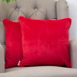 Hiko Set 2 perne decorative cu fata detasabila, Hiko COMFY catifea rosie (10005493)