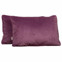 Hiko Set 2 perne decorative 2x40x60cm cu fata detasabila, Hiko COMFY catifea mov (4069)