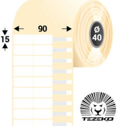 Tezeko 90 * 15 mm-es 1 pályás műanyag Ékszer címke (4300 címke/tekercs) (M0900001500-001)