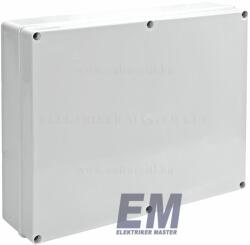 Elettrocanali Kötődoboz falon kívüli 460x380x120 mm IP56 vízmentes sima oldalú Elettrocanali EC410C10 Műanyag kötődobozok (EC410C10)