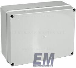 Elettrocanali Kötődoboz falon kívüli 300x220x120 mm IP56 vízmentes sima oldalú Elettrocanali EC410C8 Műanyag kötődobozok (EC410C8)