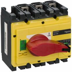 Schneider Electric 31126 Interpact INS250 3P piros kapcsolókar, sárga homloklap Interpact (31126)