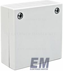 Elettrocanali Kötődoboz falon kívüli 70x70x28 mm IP40 csatorna doboz fehér Elettrocanali ECSSB1 Műanyag kötődobozok (ECSSB1)