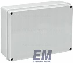 Elettrocanali Kötődoboz falon kívüli 190x140x70 mm IP56 vízmentes sima oldalú Elettrocanali EC410C6 Műanyag kötődobozok (EC410C6)
