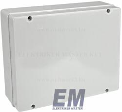 Elettrocanali Kötődoboz falon kívüli 380x300x120 mm IP56 vízmentes sima oldalú Elettrocanali EC410C9 Műanyag kötődobozok (EC410C9)