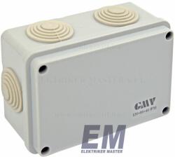 Gmv GMV kötődoboz, falon kívüli, kábelbevezetővel, 120x80x40mm IP56 Műanyag kötődobozok (000194T)