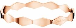 Calvin Klein Merev rózsaszín arany karkötő Snake KJ5DPD1001 (Méret 6 cm - XS)