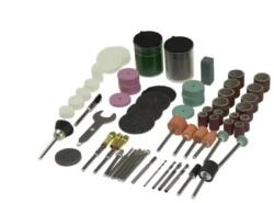 Dedra Set de accesorii pentru mini polizor 99 buc, 08T698 Dedra, tip mâner cilindric, recomandat pentru DED7946Z1, DED7944Z2, DED6903 (08T698)