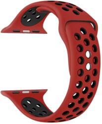 XPRO Apple Watch lélegző sport szíj Piros / Fekete 42mm/44mm/45mm - ipon