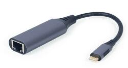 Gembird Adaptor de retea, Gembird, USB Type-C Gigabit, Gri, A-USB3C-LAN-01 (A-USB3C-LAN-01)