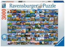 Ravensburger A 99 legszebb hely Európában 3000 db-os (17080)