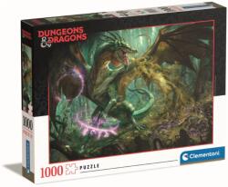 Clementoni Dungeons and Dragons - Zöld Sárkány 1000 db-os (39734)