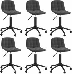 vidaXL 6 buc negru 3086885