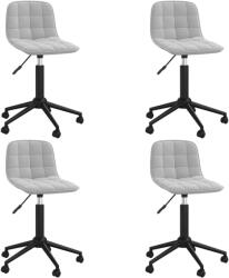 vidaXL 4 buc gri deschis 3086877